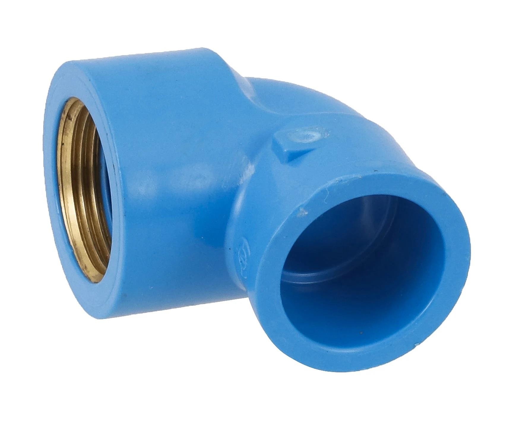 Joelho azul bucha de metal