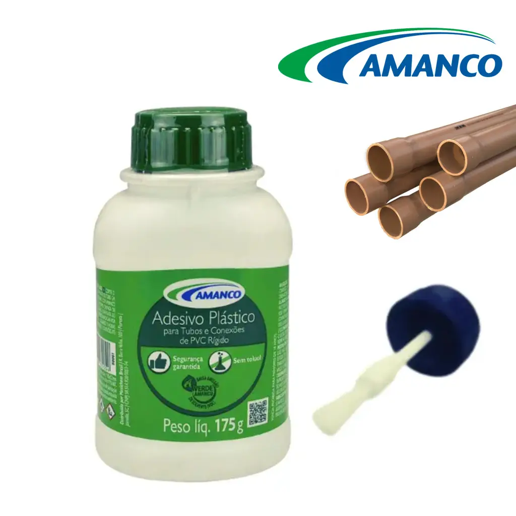 ADESIVO FRASCO C/PINCEL 175G AMANCO