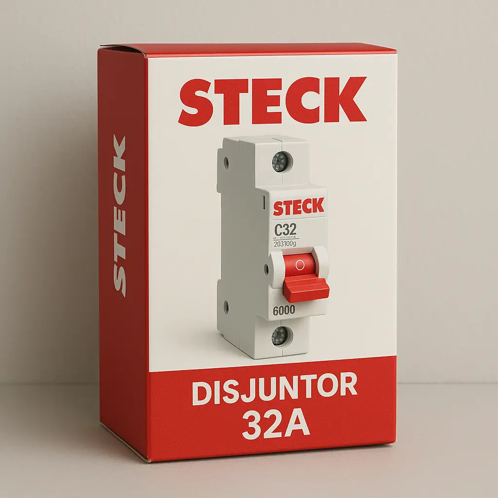 Disjuntor Unipolar SD C32 Curva C Steck 6 Unidades